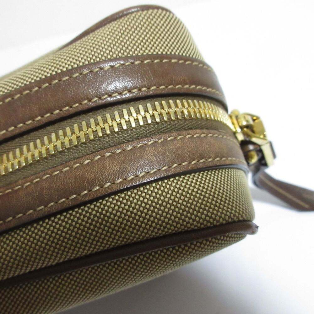 PRADA Cream Canvas Shoulder Bag - Picture 14 of 16